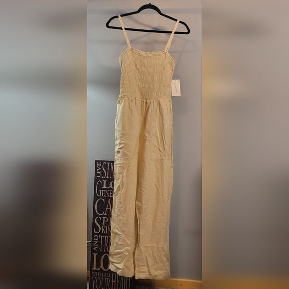 Universal Thread Pants - Women's Cream Jumpsuit
